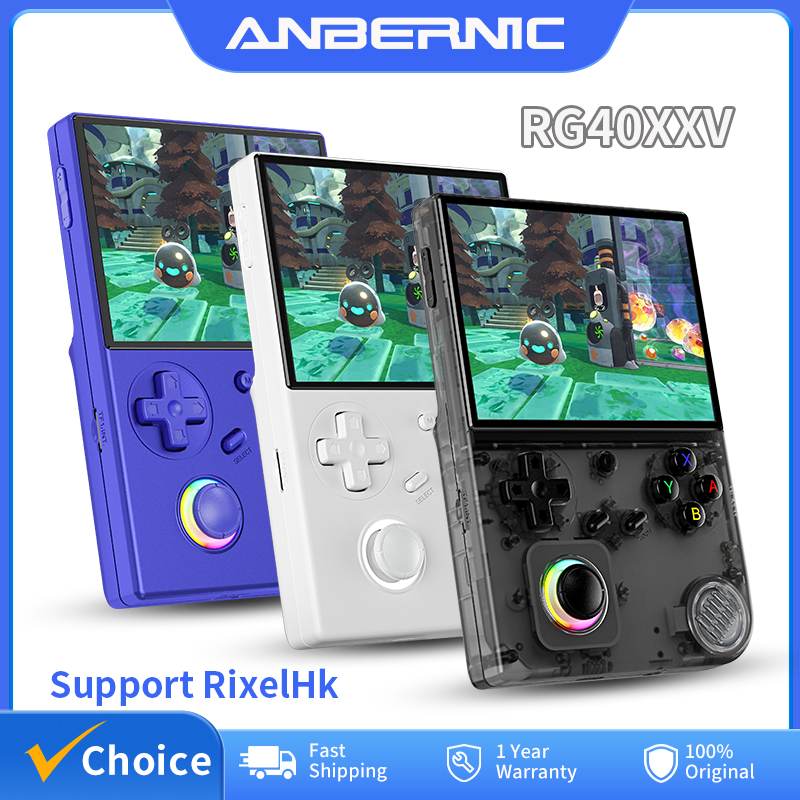 Retro Gaming N64 - ANBERNIC RG40XXV レトロハンドヘルドゲームコンソール 4 インチ IPS