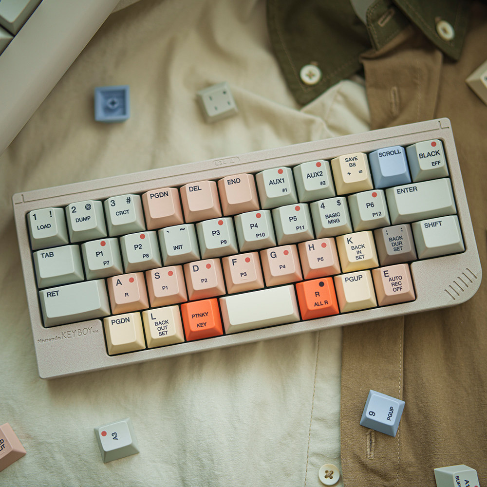 Retro Gaming Accessories - FBB キーキャップ S9000 レトロスタイルチェリーメカニカルキーボード用キーキャップゲームオフィスラップトップアクセサリー 1.7 ミリメートル厚さ