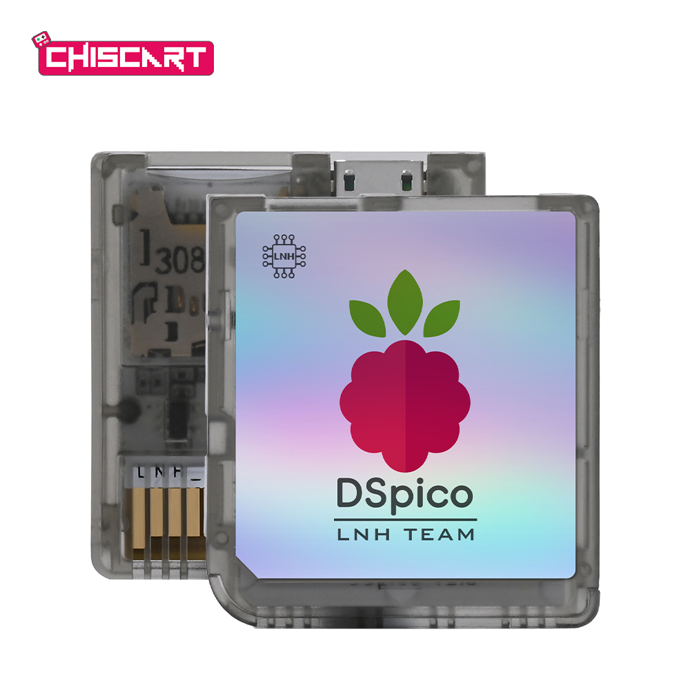 Retro Gaming Accessories - Chiscart 透明フロスト加工 MicroUSB DSpico ゲームリーダー RP2040