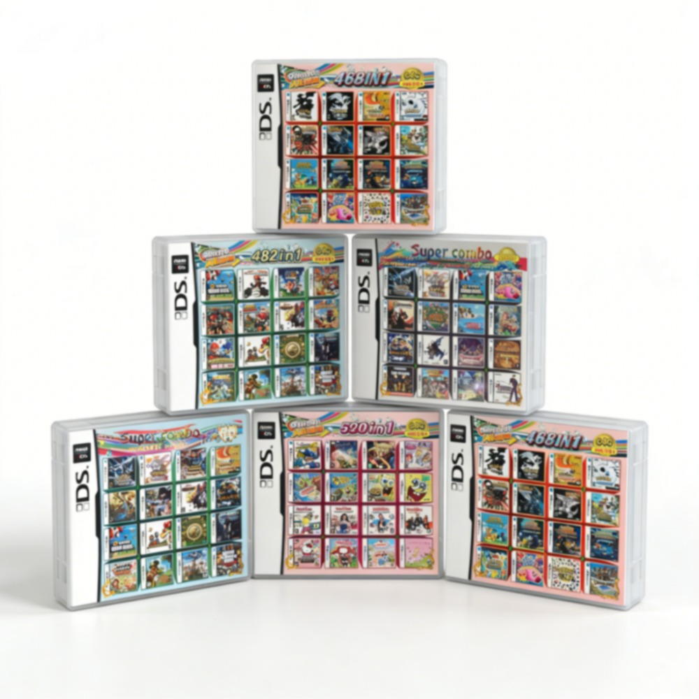 Retro Gaming Accessories - ポケモンをテーマにしたマルチゲームカートリッジ（DS/3DS/NDSL/2DS対応）- クラシックなレトロゲームがプリロード済み、プラグ＆プレイ対応の携帯型ゲームアクセサリー
