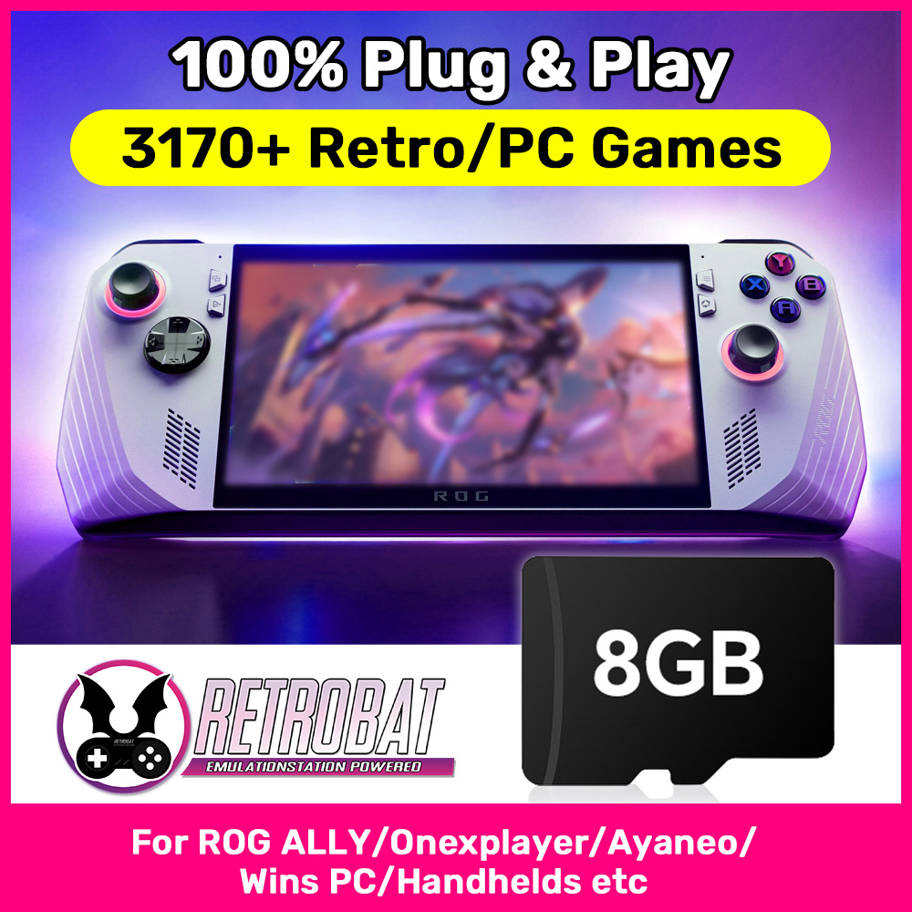 Retro Gaming Corps - レトロゲームコンソール,8GB TFカード,3170ゲーム