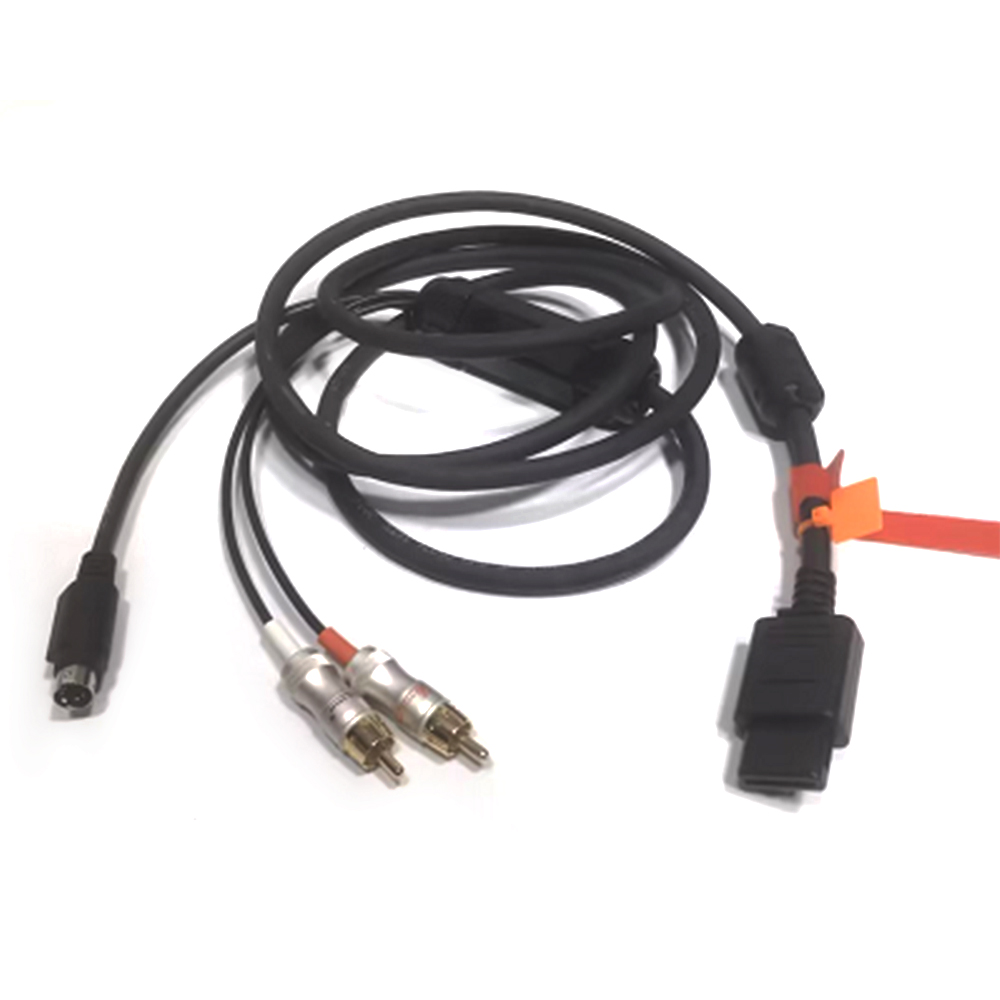 Retro Gaming Cables - Sfc n64 ngc s-ビデオケーブル、シールドケーブル、レトロビデオゲームコンソール、ビデオ変換ケーブル
