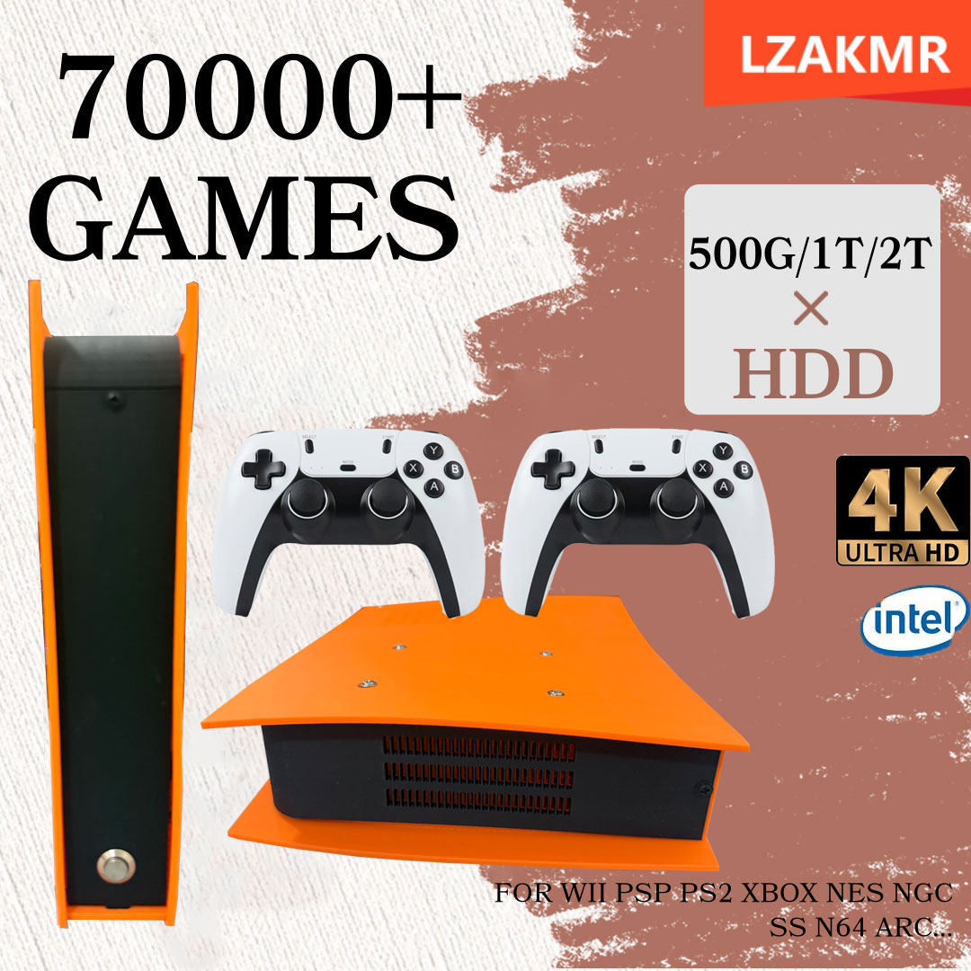 Retro Gaming N64 - 新型M88レトロゲーム機 4K HD内蔵85000+ゲーム 60+エミュレーター搭載 PS2、WII、XBOX、NGC、SS、N64対応 最大4コントローラー4人プレイ可能