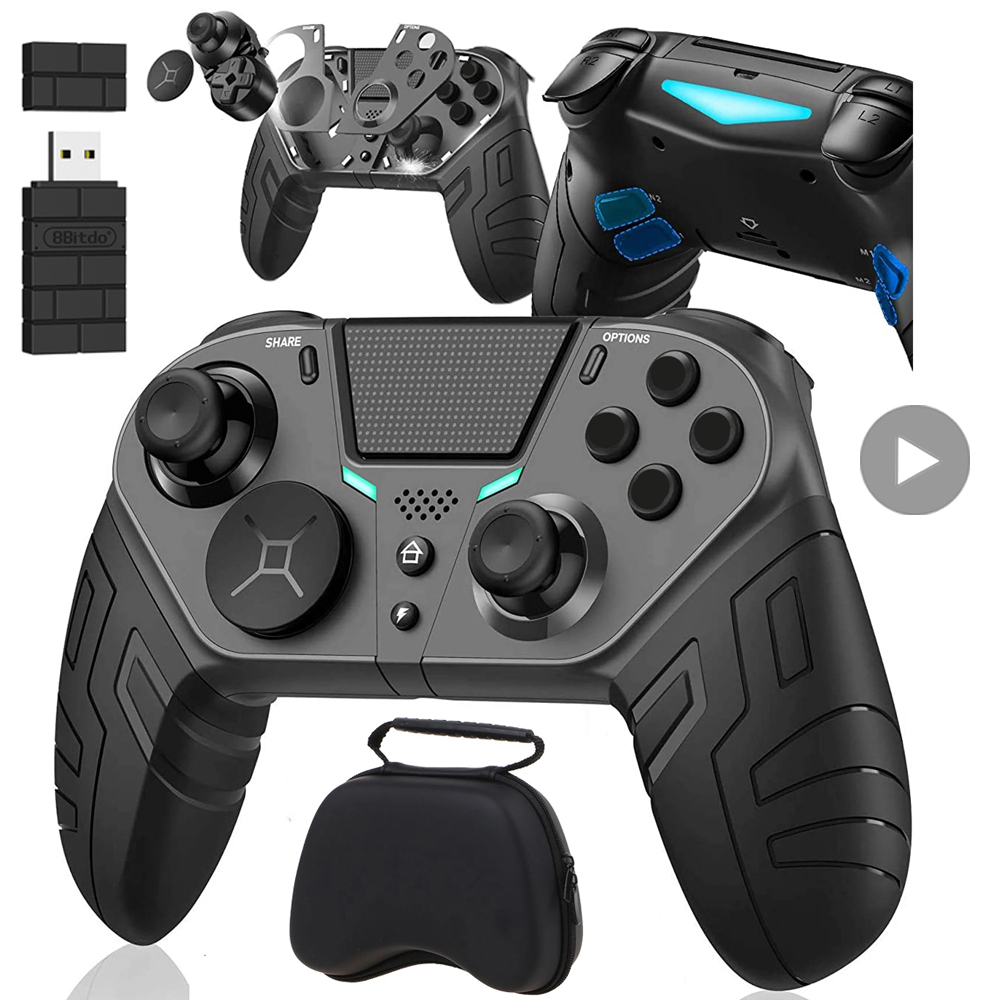 Retro Gaming Corps - PS4、PS3、プレイステーション4、3、PC対応 コントローラー ワイヤレス Bluetooth モバイル Android