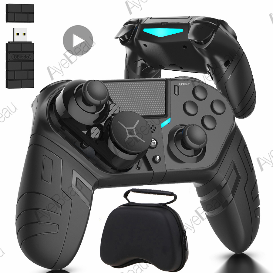 Retro Gaming Corps - ワイヤレスBluetooth有線USBコントローラー プレイステーションPS4 3 PS4 PS3 AndroidモバイルPC対応