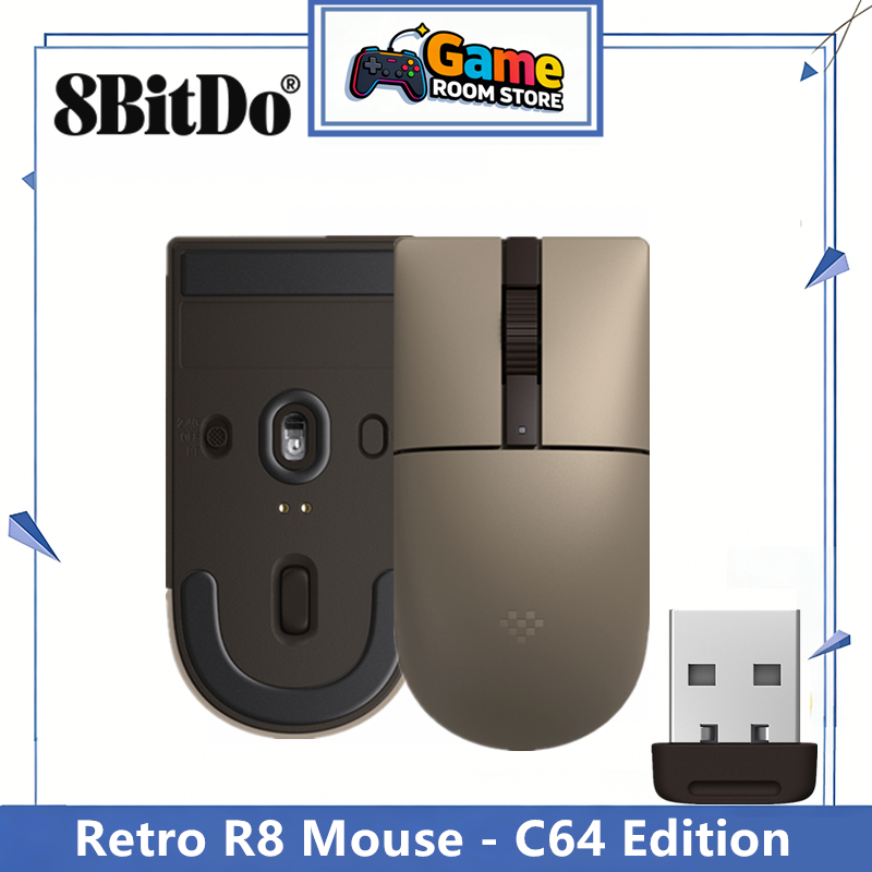 Retro Gaming Accessories - 8BitDo Retro R8 マウス - C64