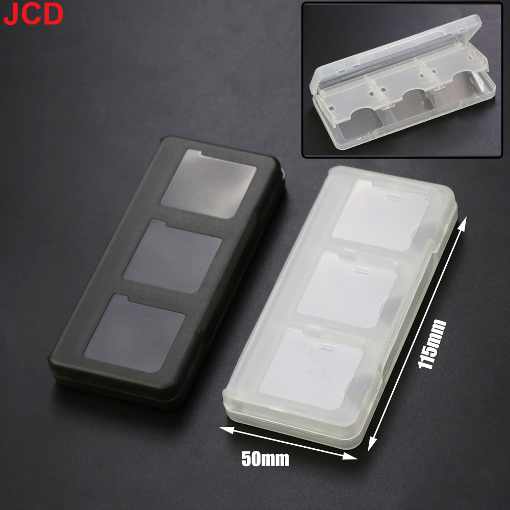 Game Boy Cartridge Holder - JCD 6 in 1 ブラック/ホワイトゲームカードケースボックス DS