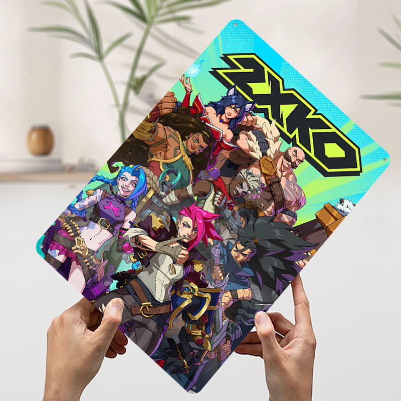 2XKO 格闘ゲームアートブリキポスター カスタマイズされた - Retro Poster Gaming のレビューと価格
