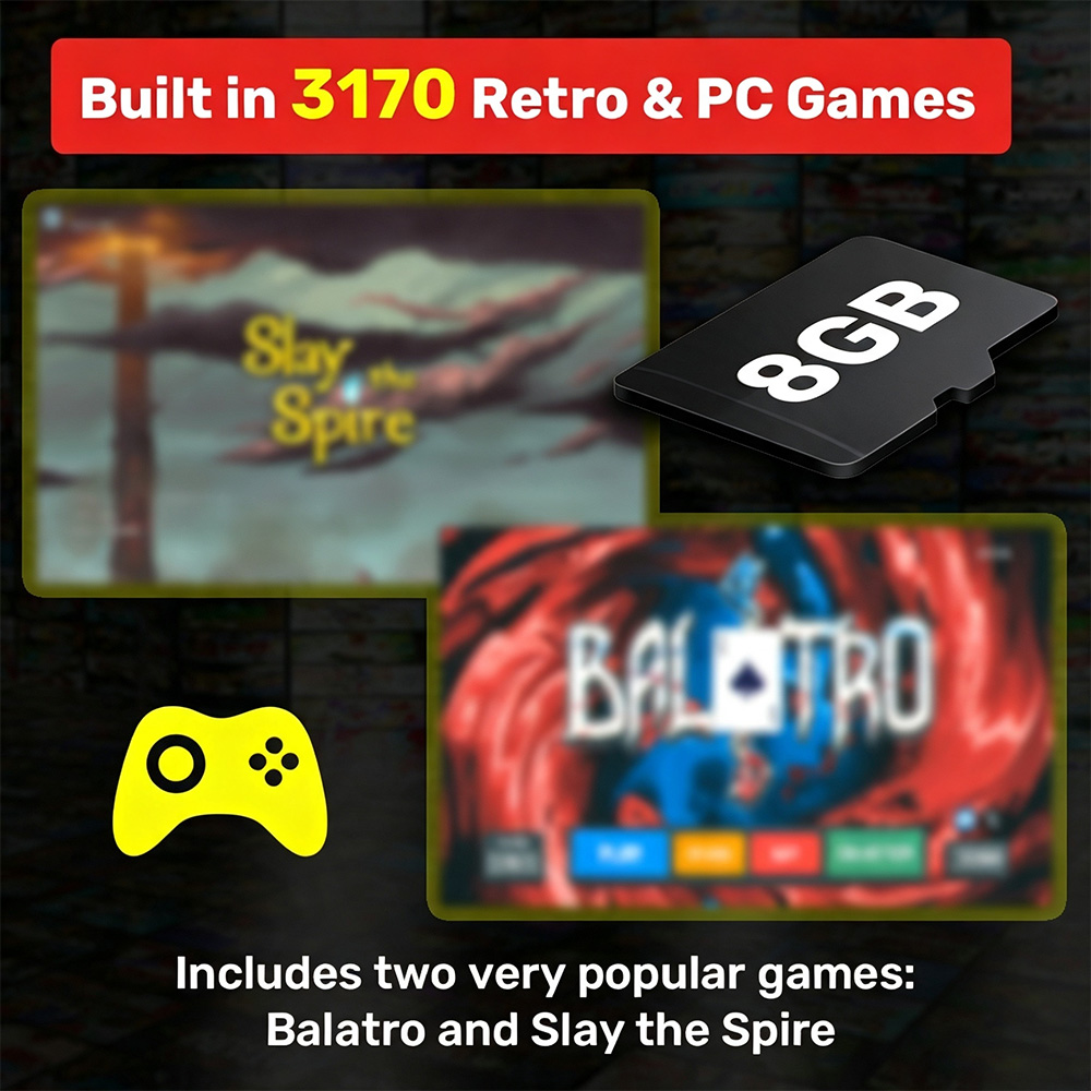 レトロゲームコンソール,8GB TFカード,3170ゲーム - Retro Gaming Corps のレビューと価格