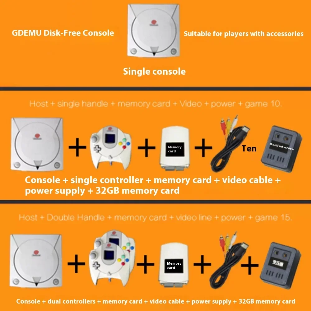 オリジナルドリームキャスト Dc レトロゲームコンソール G - Retro Gaming Corps のレビューと価格