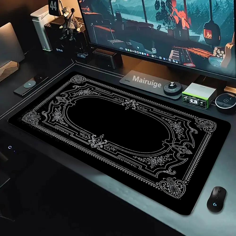 新しい黒ペルシャ絨毯神秘的なレトロマウスパッド Pc ゲーマ - Retro Gaming Keyboard のレビューと価格