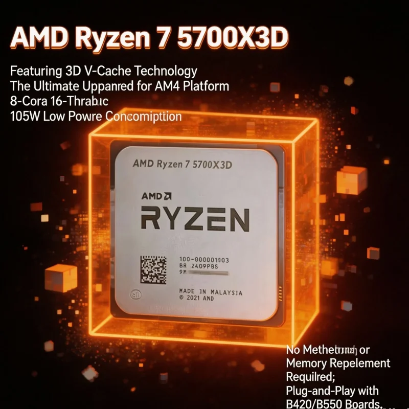 新しいAMD Ryzen 7 5700X3D R7 5700 - Amd Cpu Ryzen 7 のレビューと価格