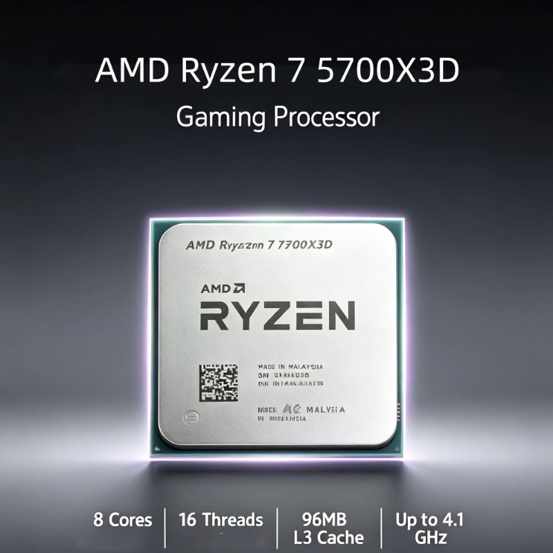 新しいAMD Ryzen 7 5700X3D R7 5700 - Amd Cpu Ryzen 7 のレビューと価格