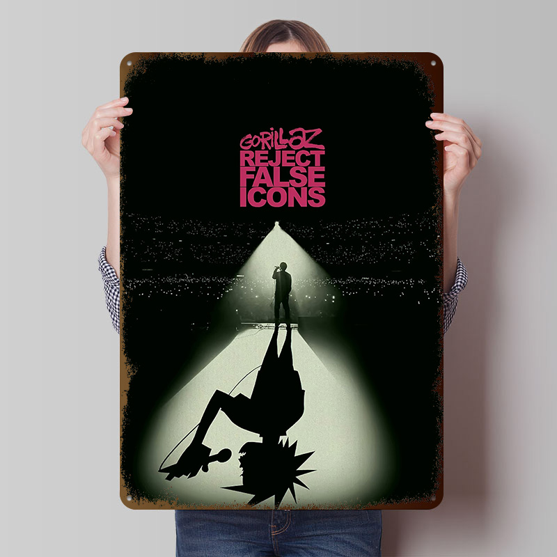 ゴリラズ「Reject False Icons」プリントポス - Retro Poster Gaming のレビューと価格