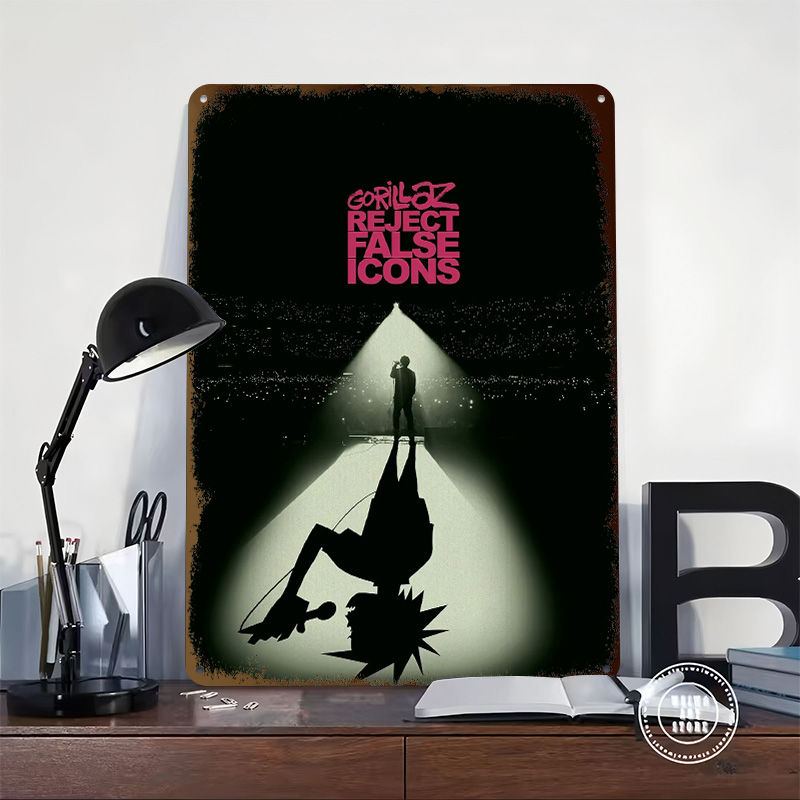 ゴリラズ「Reject False Icons」プリントポス - Retro Poster Gaming のレビューと価格