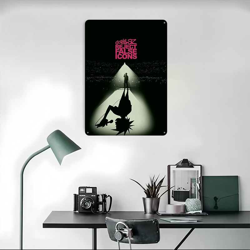 ゴリラズ「Reject False Icons」プリントポス - Retro Poster Gaming のレビューと価格