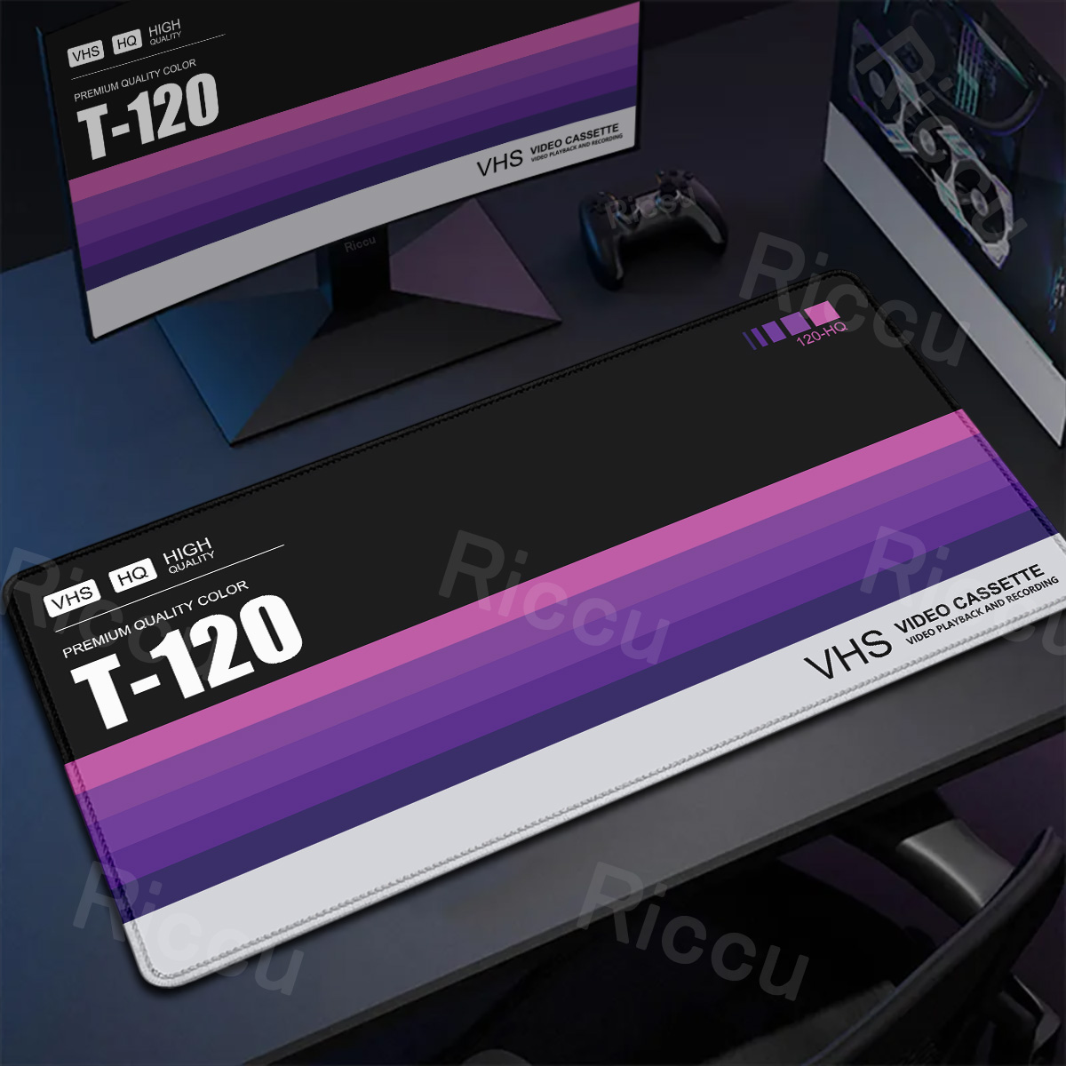 レトロ VHS スタイルマウスパッド Xxl コンピュータ大 - Retro Gaming Keyboard のレビューと価格