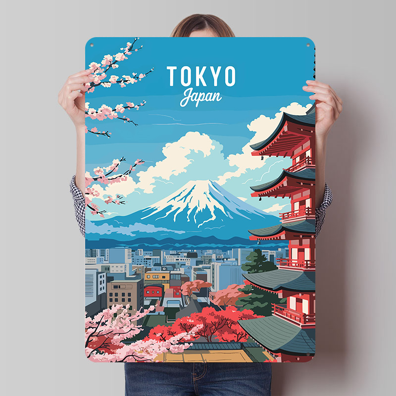 東京日本旅行ブリキプラークポスターカスタマイズされたレトロウ - Retro Gaming Tokyo のレビューと価格