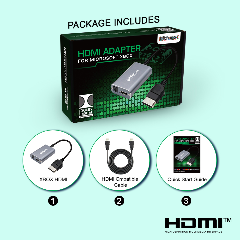 ビットファンクス HDMI ™   XBOX クラシック レ - Retro Gaming Cables のレビューと価格