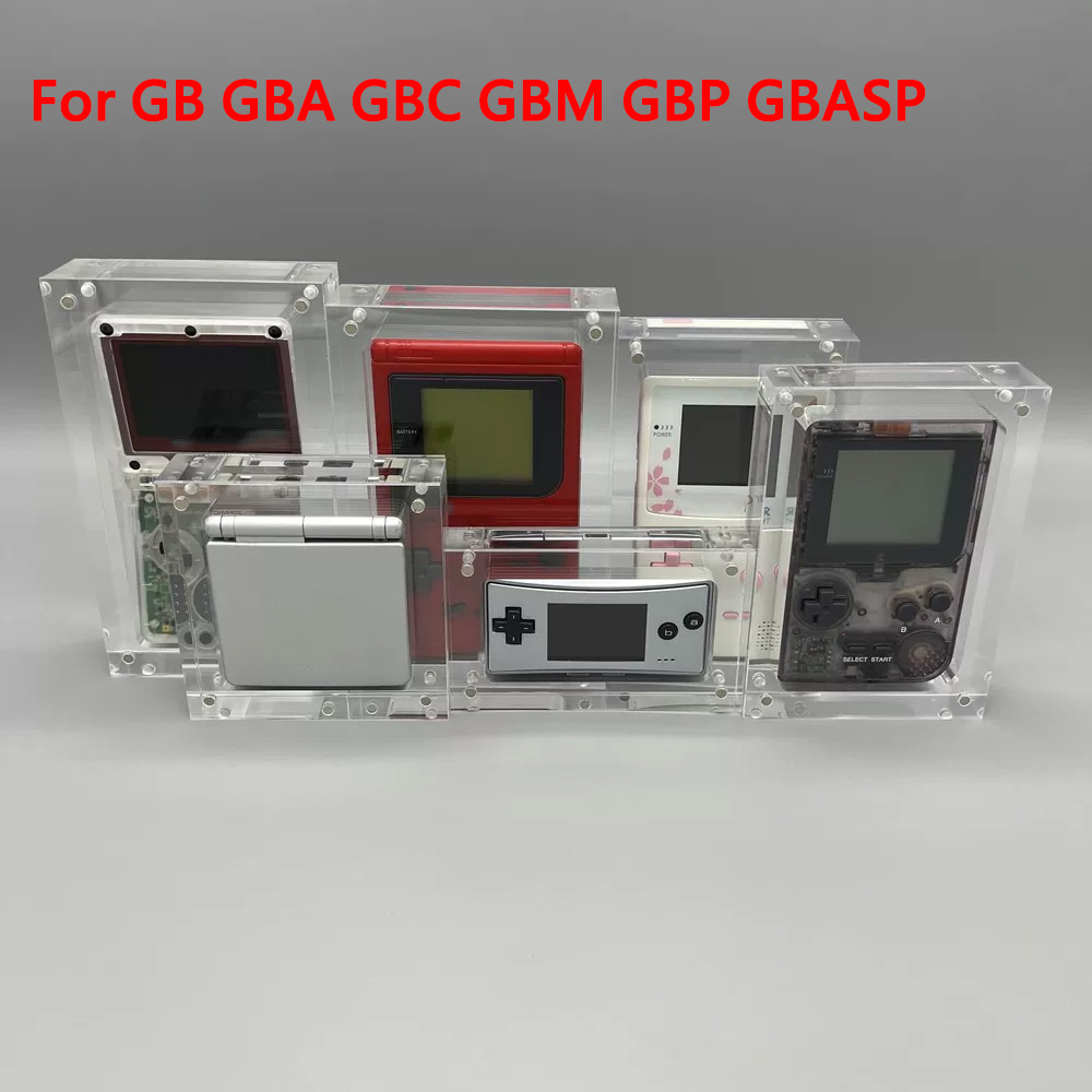 1pc アクリルボックスディスプレイ保護ケース GB GBA - Game Boy Cartridge Holder のレビューと価格