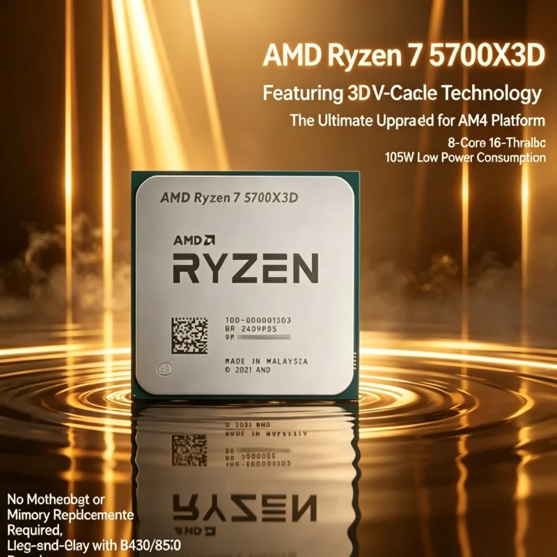 AMD Ryzen 7 5700X3D：8コア16スレッド、 - Amd Cpu Ryzen 7 のレビューと価格