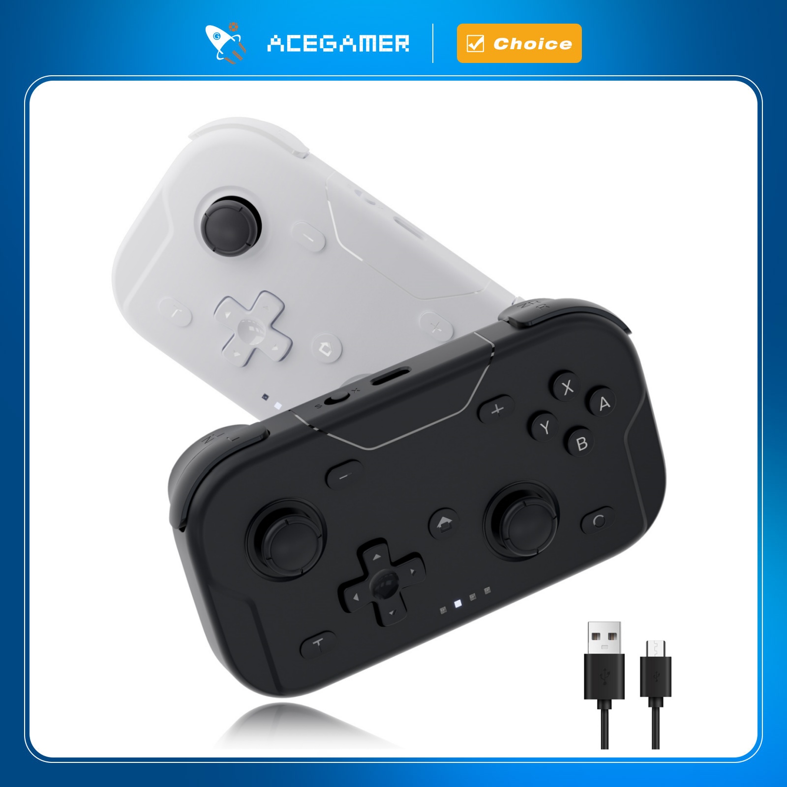 AceGamer コントローラー ゲームパッド Switch - Retro Gaming Accessories のレビューと価格