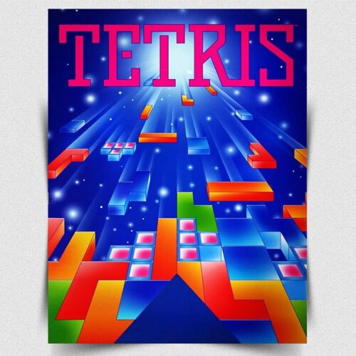 テトリス メタルサイン プラーク - レトロポスタープリント - Retro Poster Gaming のレビューと価格