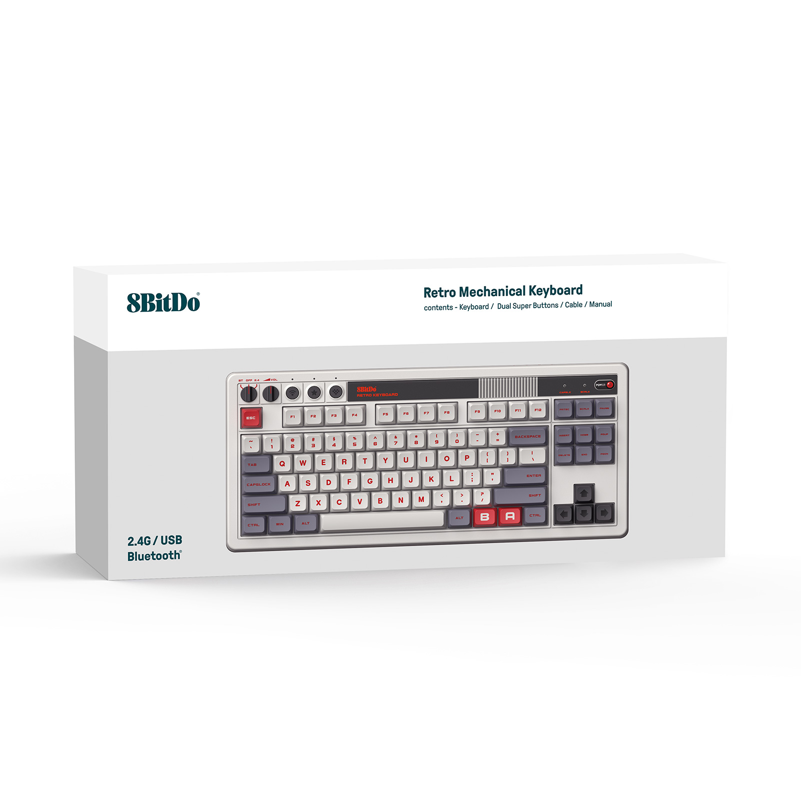 8ビットレトロメカニカルゲーミングキーボード,Bluetoo - Retro Gaming Keyboard のレビューと価格