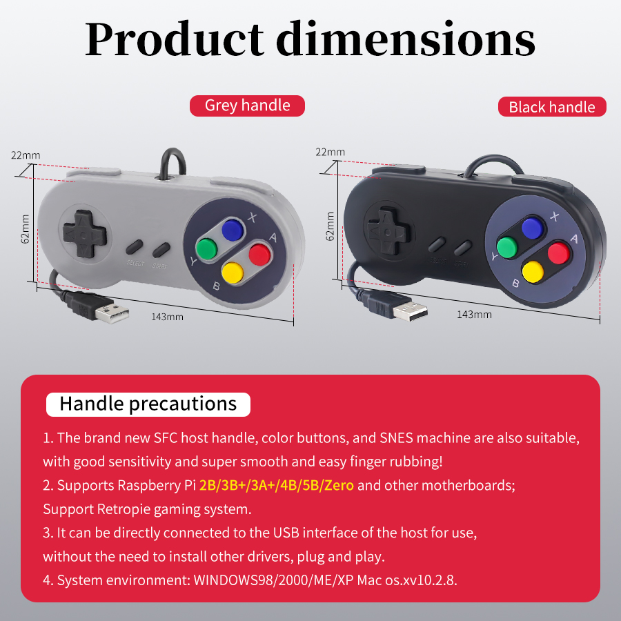 USBレトロゲームパッド PC用 NESPiプラグアンドプレ - Raspberry Pi Retropie のレビューと価格