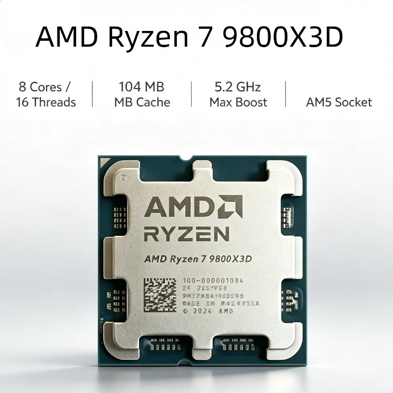 AMD Ryzen 7 9800X3D X3D キャッシュ  - Amd Cpu Ryzen 7 のレビューと価格