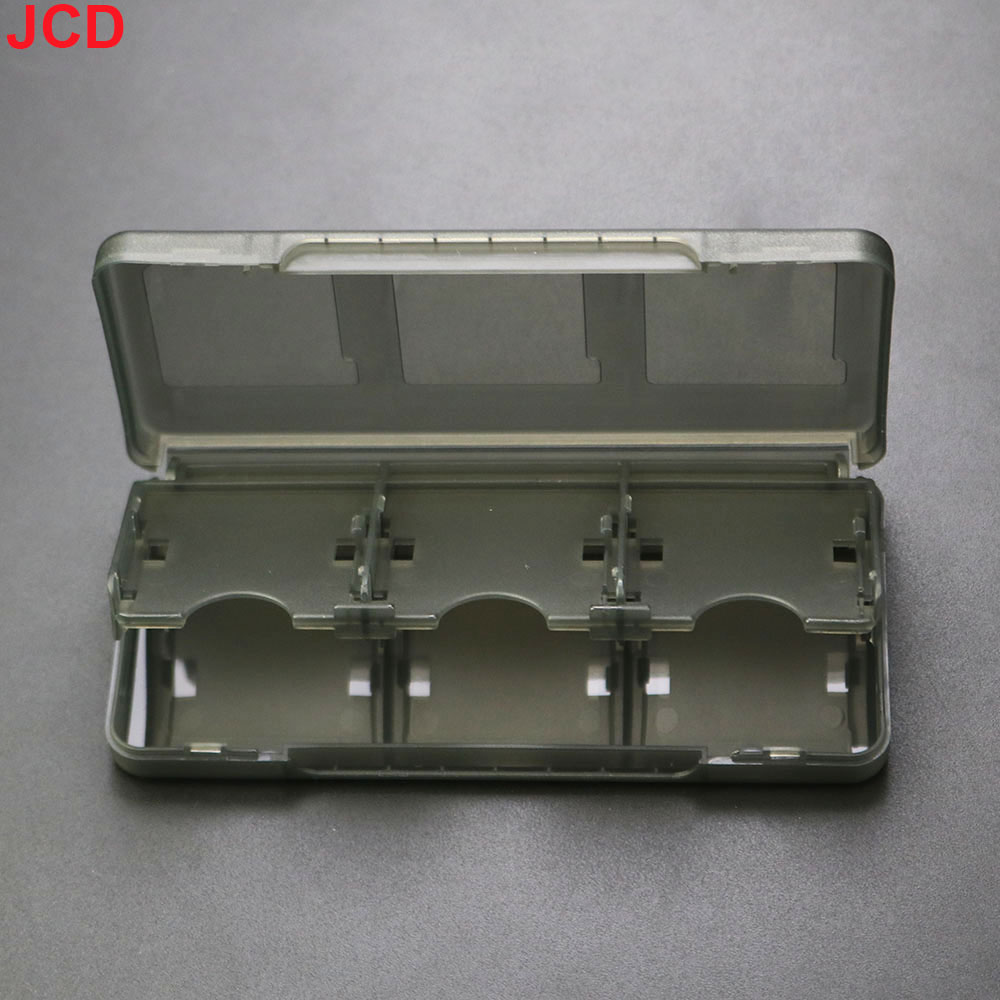 JCD 6 in 1 ブラック/ホワイトゲームカードケースボ - Game Boy Cartridge Holder のレビューと価格
