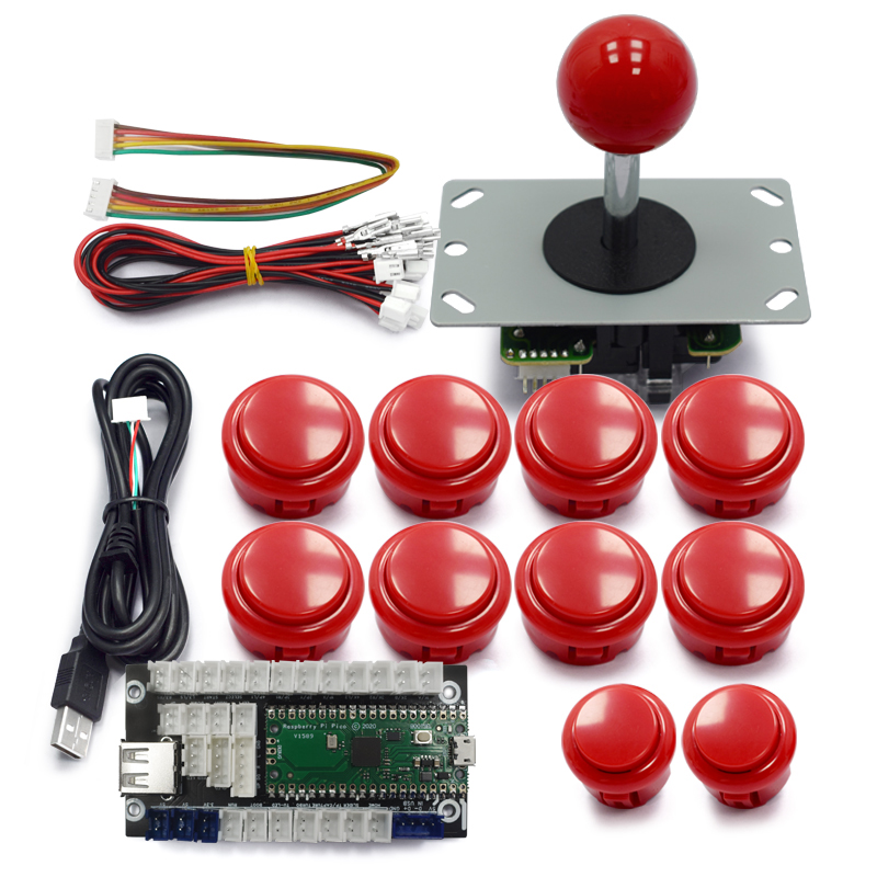 コピーサンワアーケードゲームDIYキット 8方向ジョイスティ - Raspberry Pi Retropie のレビューと価格