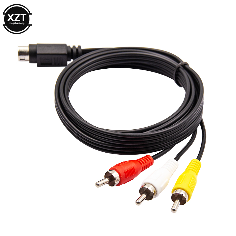 1.8mレトロビットav rcaオーディオビデオケーブルセガ - Retro Gaming Cables のレビューと価格