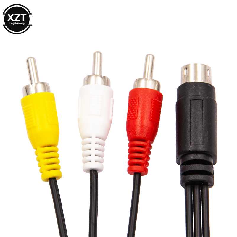 1.8mレトロビットav rcaオーディオビデオケーブルセガ - Retro Gaming Cables のレビューと価格