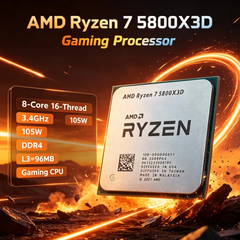 AMD R7 5800X3D 96MB ゲーミングプロセッサ - Amd Cpu Ryzen 7 のレビューと価格