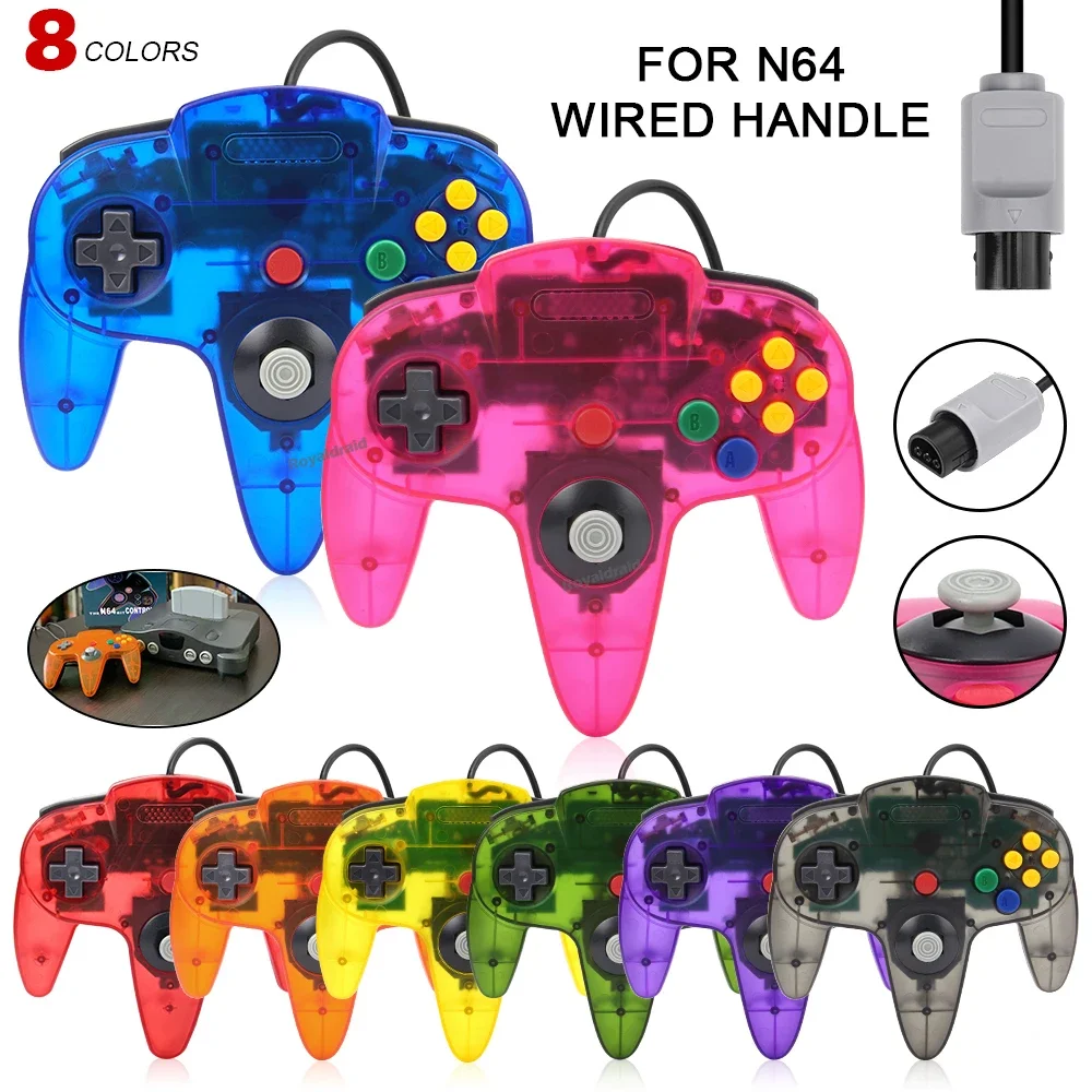 N64用 新型 有線ゲームパッド、N64用クラシックジョイス - Retro Gaming N64 のレビューと価格